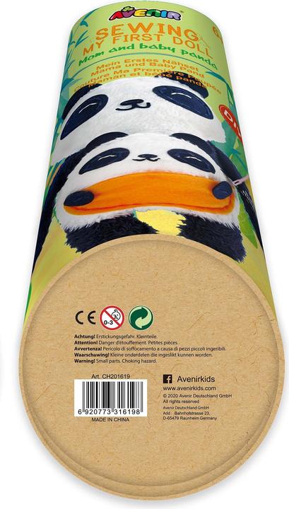 Actual product image Avenir Panda sewing kit