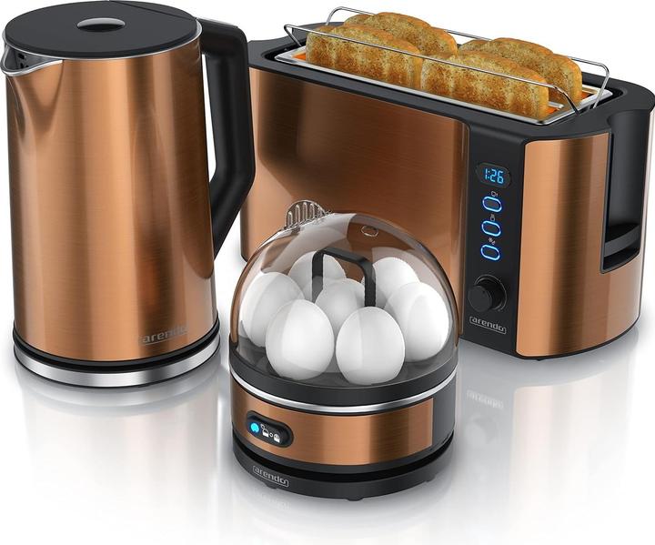 Image du produit Arendo Wasserkocher-Toaster-Eierkocher-Set (1.50 l)
