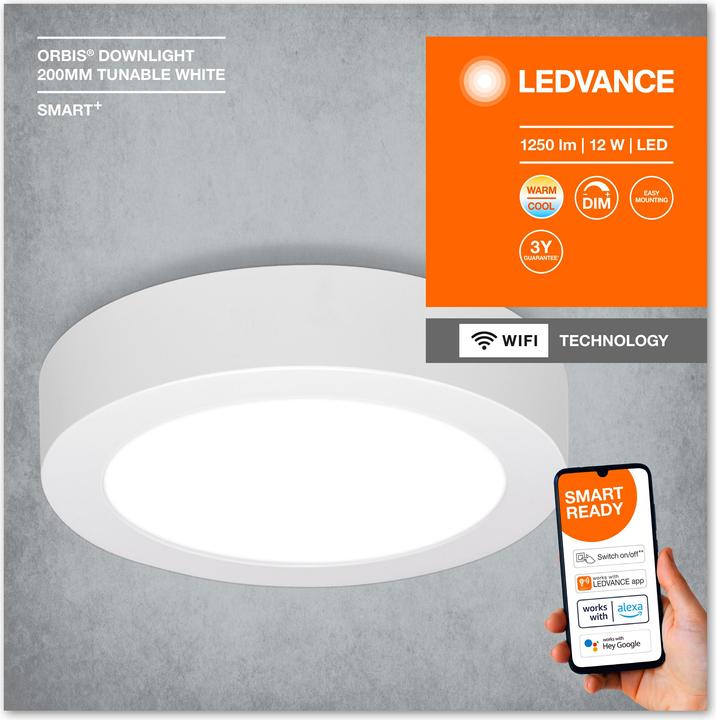 Actual product image Ledvance Smart Surface Downlight (900 lm)