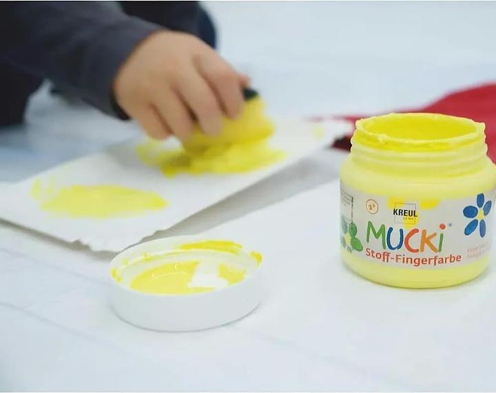 Actual product image Kreul Mucki finger paint textile 4 pcs. set (600 ml)