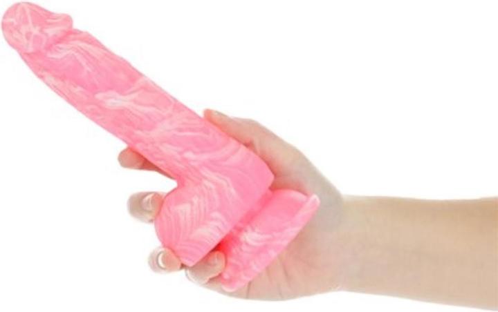 Actual product image Naked Addiction Brandon Glow In The Dark Dildo 19 cm