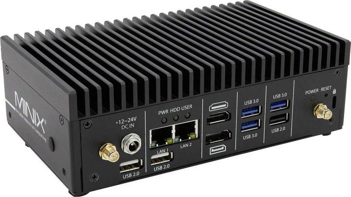 Actual product image Minix Industrial PC RIC-SJ64-8W Intel® Celeron® Intel Celeron Processor J Series 8GB RAM 256GB SSD (256 GB, 8 GB, Intel Celeron J6412, Intel UHD Graphics)