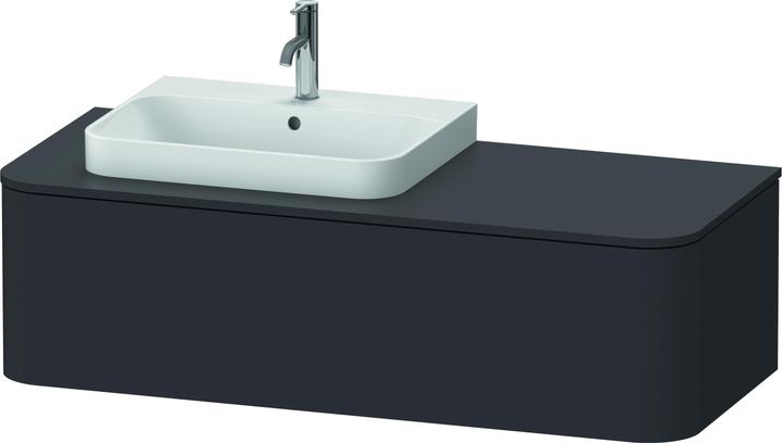 Duravit Happy D.2 Plus Waschtischunterbau für Konsole wandhängend, 1300x550 mm, 1 Auszug, für Auf (130 x 55 x 35.5 cm)