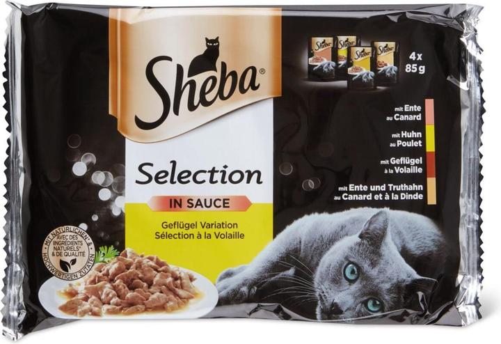 Produktbild Sheba Selection in Sauce (Adult, 4 Stk., 85 g)