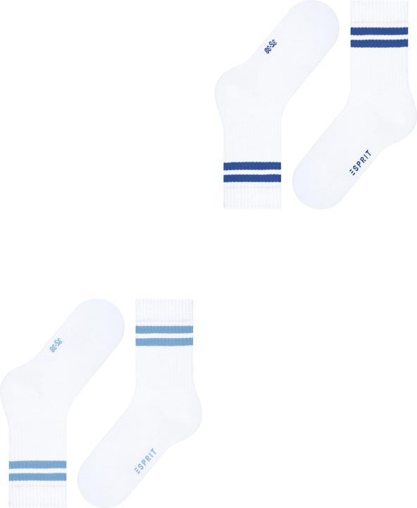 Produktbild Esprit Tennis Stripe 2-Pack Baumwollsocken (2er Pack, 35 - 38)