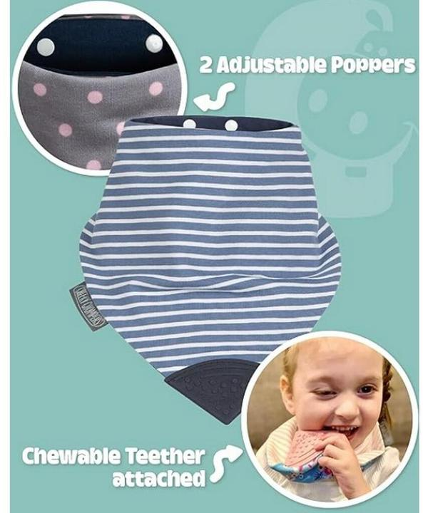 Produktbild Cheeky Chompers Large Neckerchew Botanical Bloom (2 Monate)