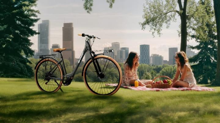 Produktbild Sharp City-Elektrofahrrad BK-DM022E-B (46 cm)