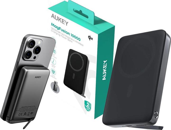 Actual product image Aukey MagFusion (10000 mAh, 30 W, 37 Wh)