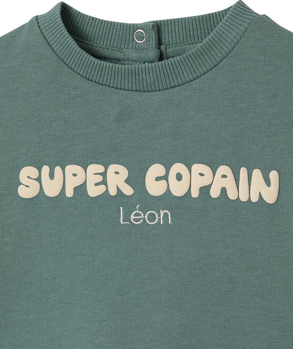 Produktbild Vertbaudet Baby Sweatshirt mit Druckknöpfen hinten und Recycling-Polyester (74)