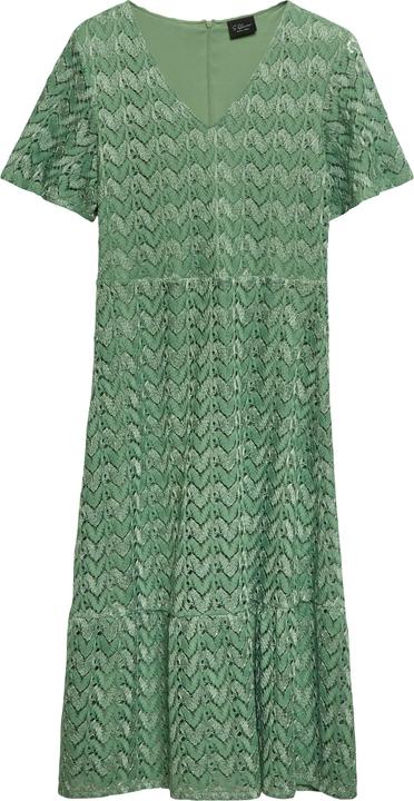 Produktbild s.Oliver Midi-Kleid mit Glitzergarn und Ajourmuster (42)