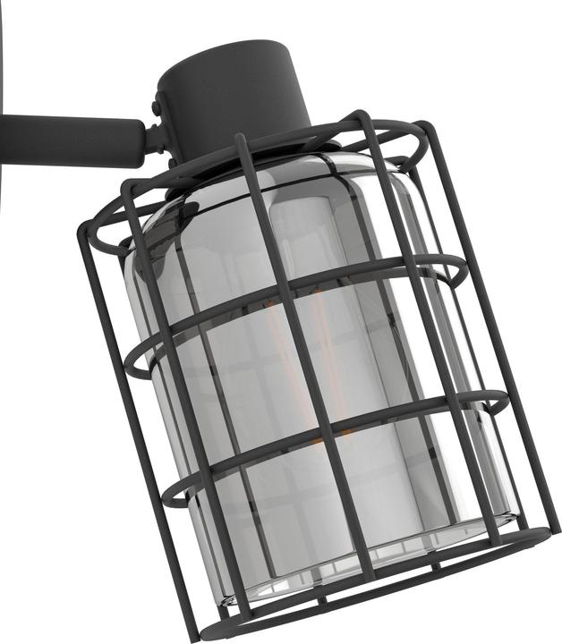 Image du produit EGLO Applique murale CONSACA 1x E27 noir (E27)