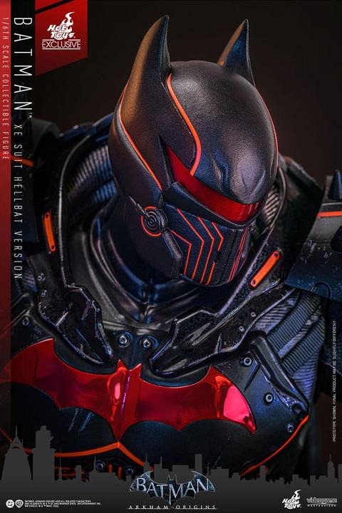 Actual product image Hot Toys Batman Arkham Origins figurine Videogame Masterpiece 1/6 XE Suit Hellbat Version Exclusive