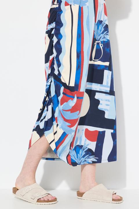 Produktbild Ulla Popken Maxikleid, Vasen, Rundhals, Halbarm (46, 48)