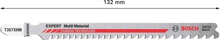 Actual product image Bosch Professional Zubehör EXPERT 'Multi Material' T 367 XHM Jigsaw blade, 2 pieces