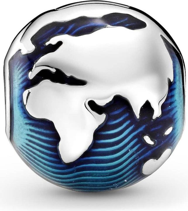 Image du produit Pandora Globe Clip Charm (Argent 925, Émail)