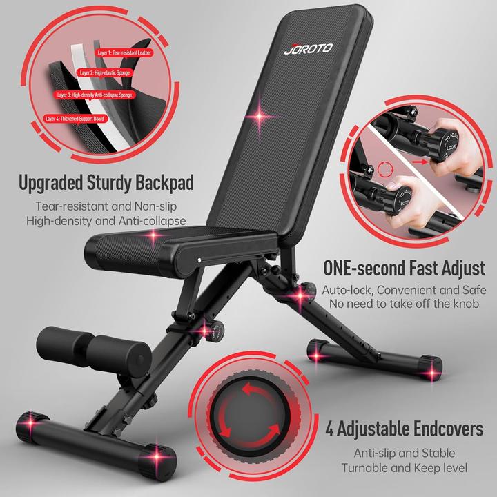 Image du produit Joroto MD35 Banc de musculation réglable