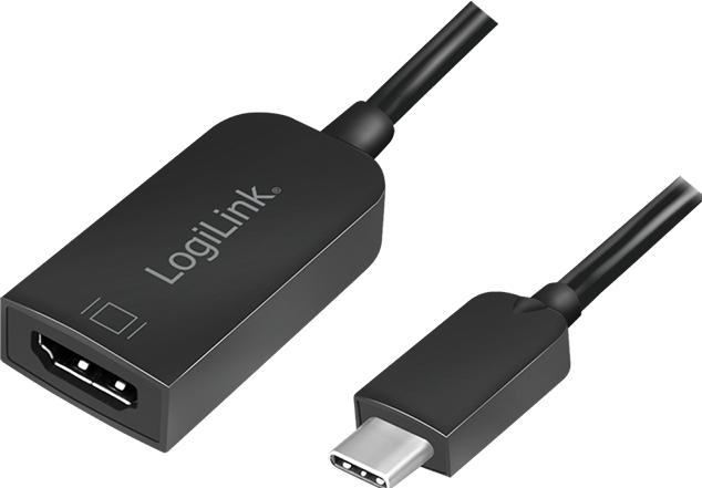 Produktbild LogiLink USB Typ-C zu (HDMI, 4.50 cm)