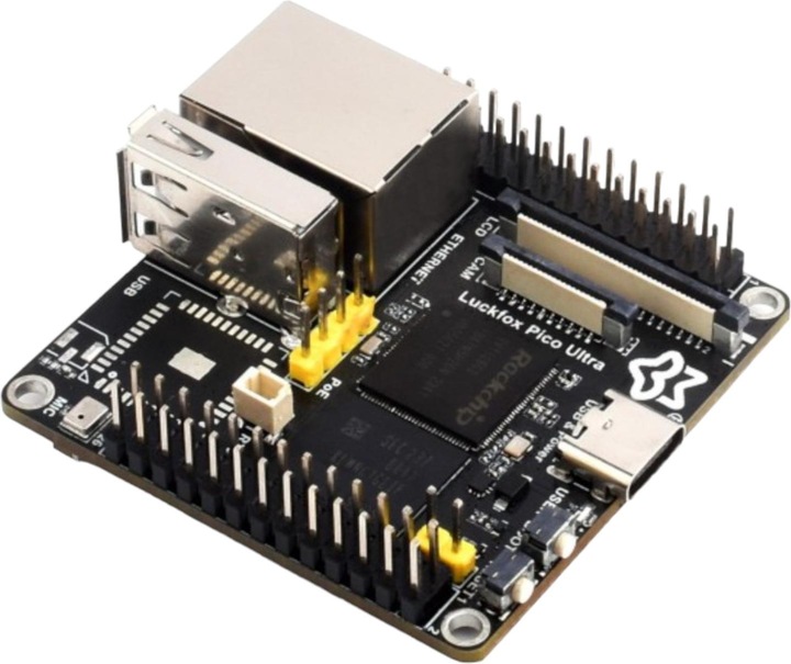 Actual product image Luckfox Pico Ultra W PoE RV1106 Linux Micro development board 8GB Flash