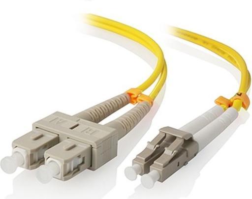 Actual product image Alogic Fiber Optic Cable LC-ST Multi Mode Duplex LSZH OM4 (CAT6e, 1 m)