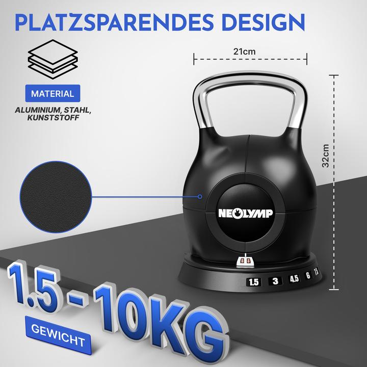 Image du produit Neolymp Kettlebell Set 2-20 kg