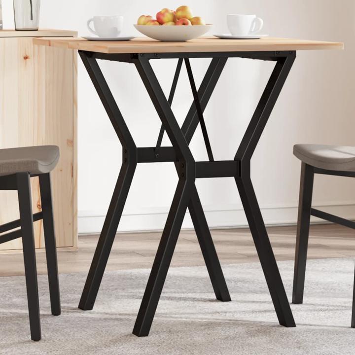 Produktbild vidaXL Esstisch Y-Gestell und Gusseisen (70 x 70 x 75 cm)