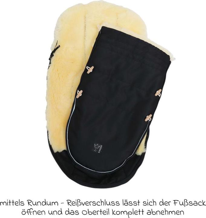 Actual product image Kaiser Baby Fusssäcke für Kinderwagen & Buggys Lammfell-Fusssack Love the Nature für Kinderwagen, Buggy