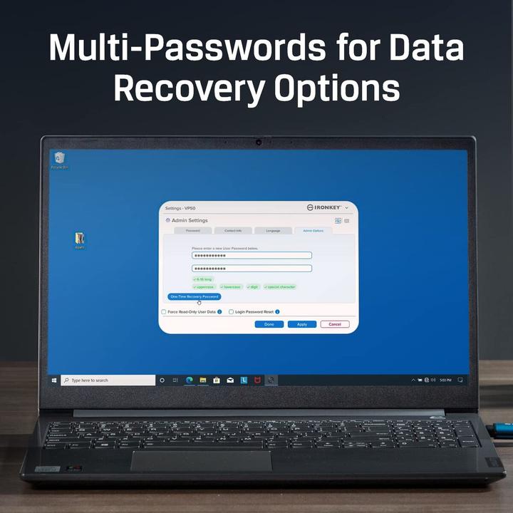 Immagine prodotto Kingston IronKey Vault Privacy 50C (64 GB, USB-C)