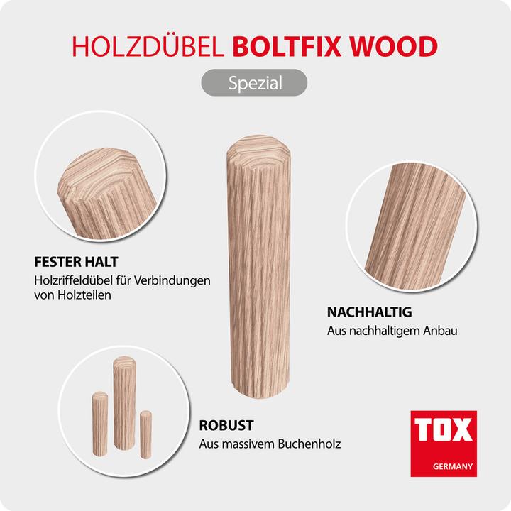Produktbild Tox Dübel Boltfix Sortiment 190 Stück (190 Stk.)