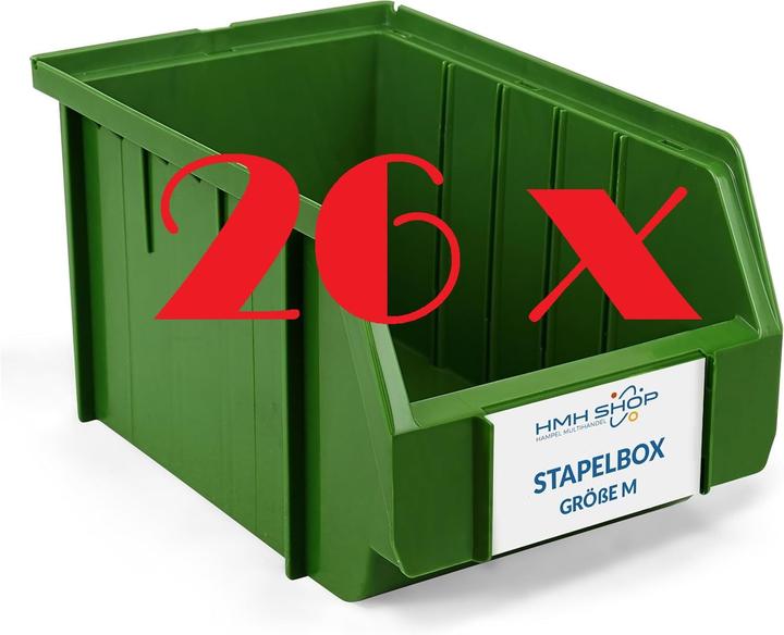 Produktbild 26 Stück Stapelboxen