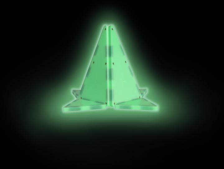 Actual product image Magna-Tiles Glow in the Dark Set (16 pieces)