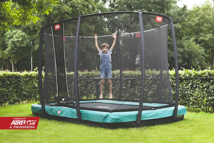 Image du produit BERG 32.33.73.31 Leisure & Garden Trampoline Outdoor Rectangular Coil Spring Sunken Trampoline