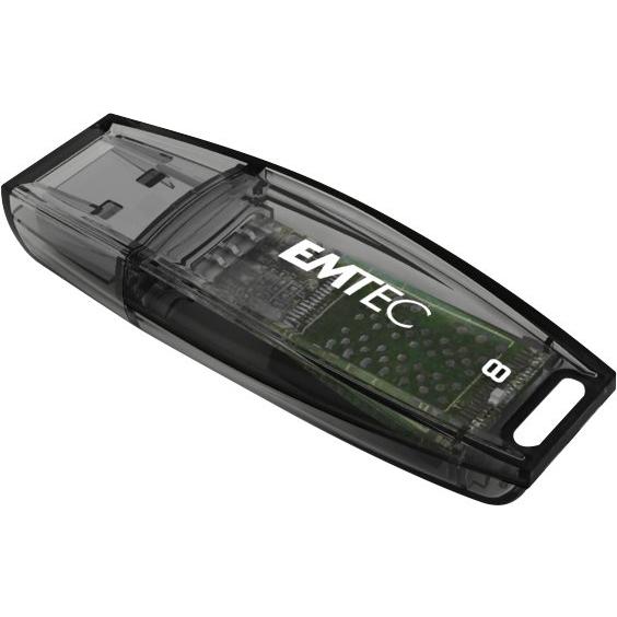 Emtec C410 Color Mix (8 GB, USB-A, USB 2.0), USB Stick, Grau