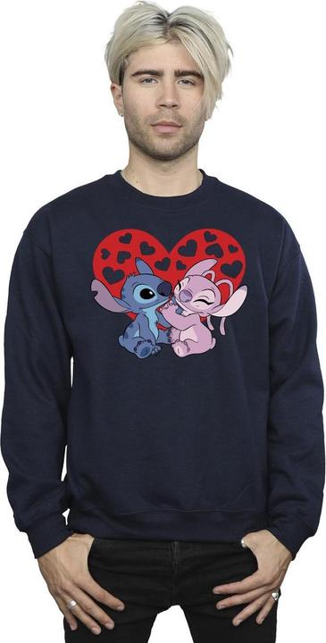 Immagine prodotto Disney Lilo & Stitch Hearts Felpa Uomo (M)