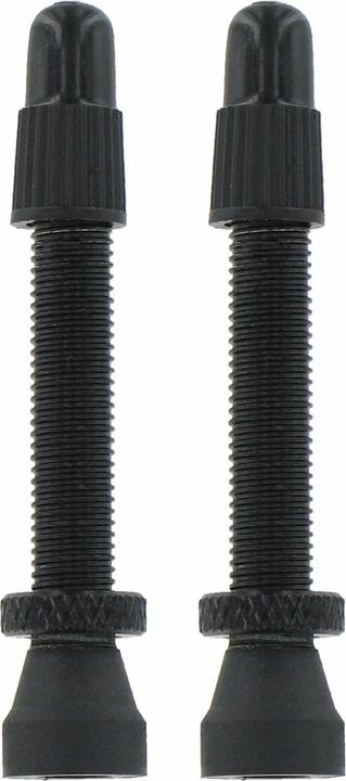VAR Tubeless Ventil Al Sw 44mm 2-St Schwarz, Paar
