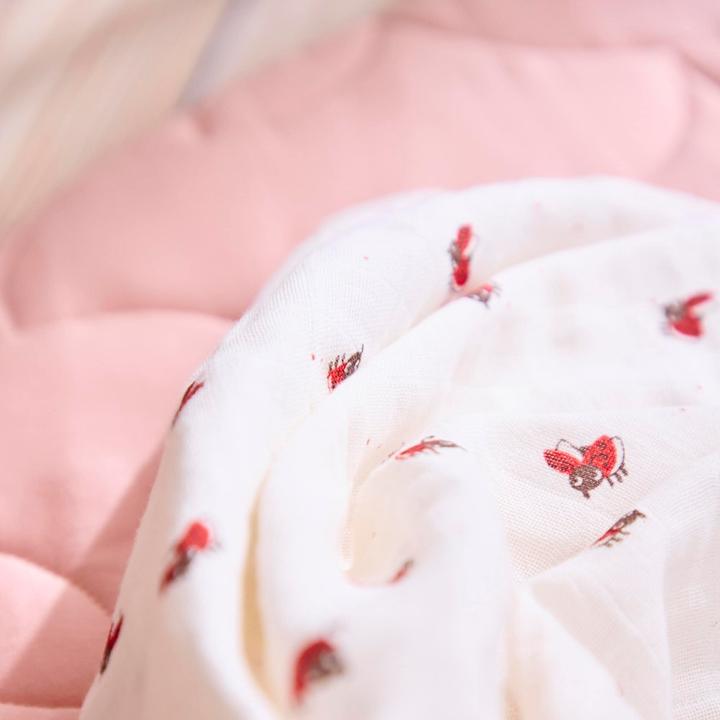 Produktbild Filibabba Musselin Pucktuch 120x120 cm GOTS - Lucky (120 cm, 120 cm)