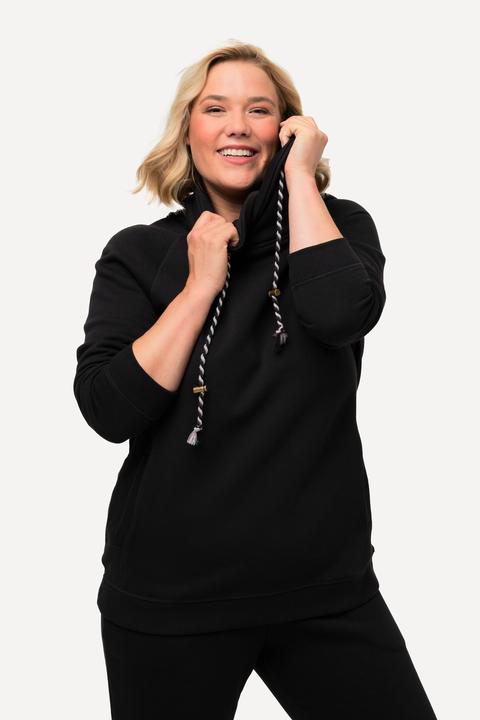 Produktbild Ulla Popken Sweatshirt, weiter Stehkragen, Taschen, Raglan-Langarm (50, 52)