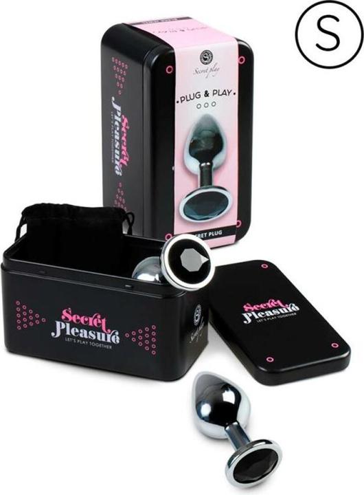 Actual product image Secret play Secretplay Anal Plug Negro S