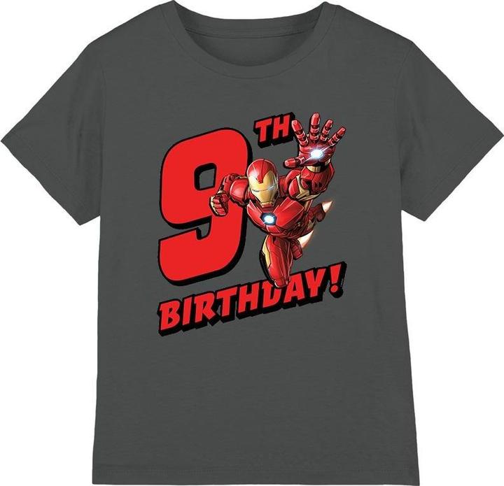 Produktbild Iron Man TShirt 9 Geburtstag (128)
