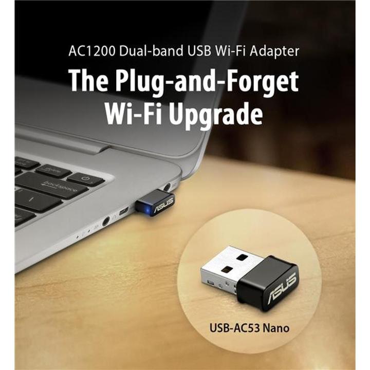 Immagine prodotto ASUS USB-AC53 Nano (USB 2.0)
