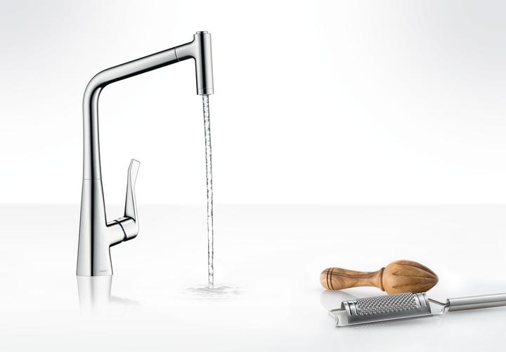 Produktbild hansgrohe Metris Edelstahl