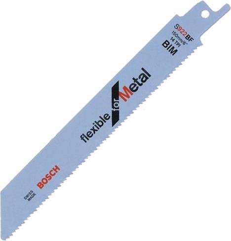 Actual product image Bosch Professional Zubehör Sabre saw blade S 922 BF, Flexible for Metal, pack of 2
