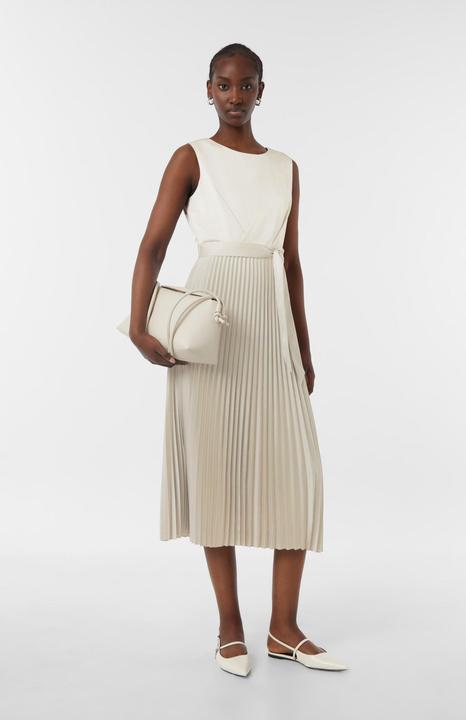 Image du produit Comma Kleid Elegantes Satinkleid mit plissiertem Rock (40)