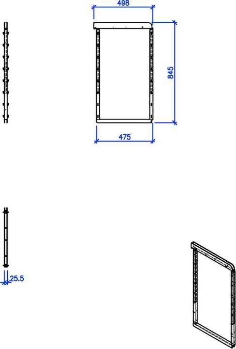 Actual product image Peka Metall Standard larder unit pull-out system