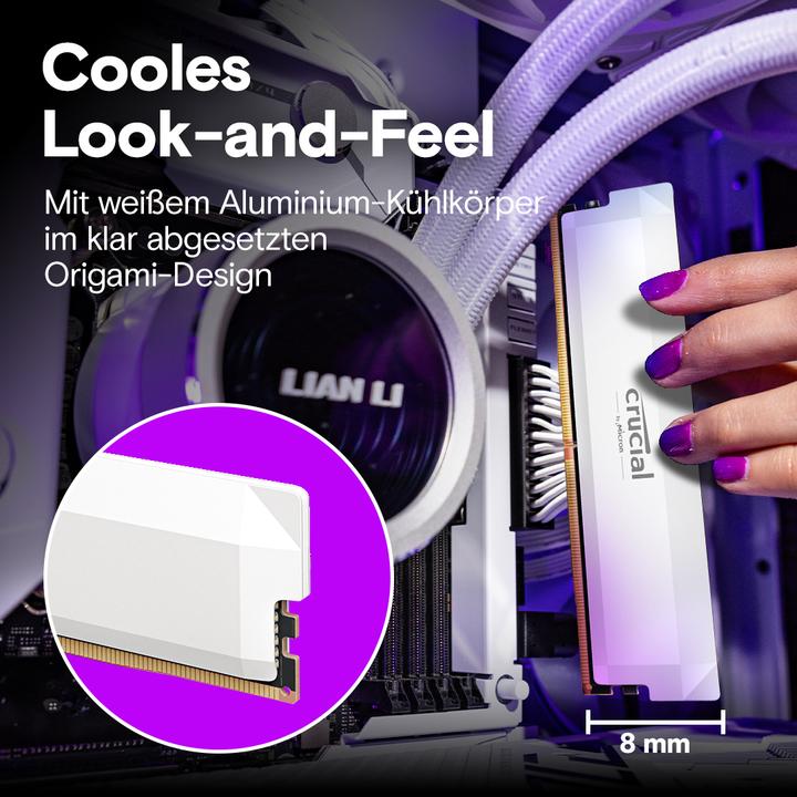 Produktbild Crucial Pro (2 x 32GB, 6000 MHz, DDR5-RAM, U-DIMM)