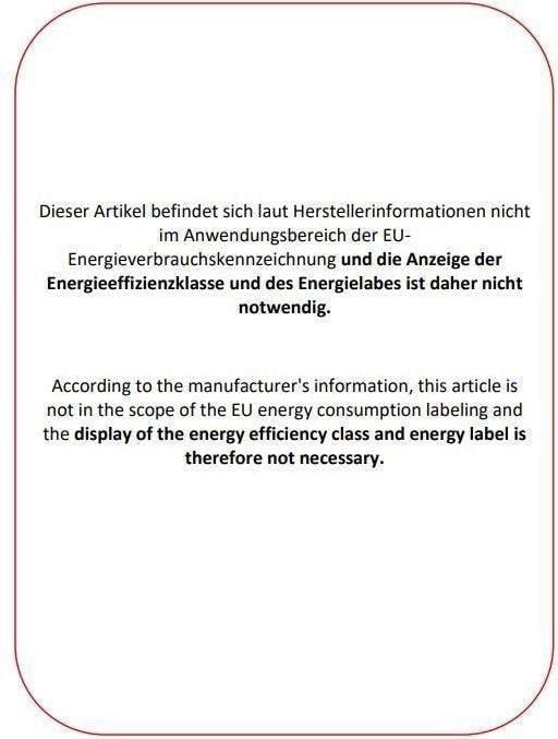 Label énergétique Weber Home KB40 (45 l)