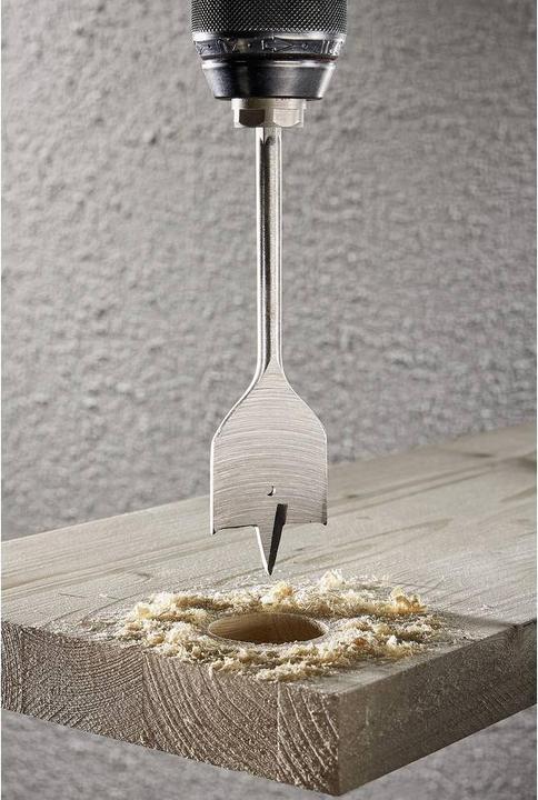 Produktbild wolfcraft 1 Flachfräsbohrer ø35x152mm (35 mm)