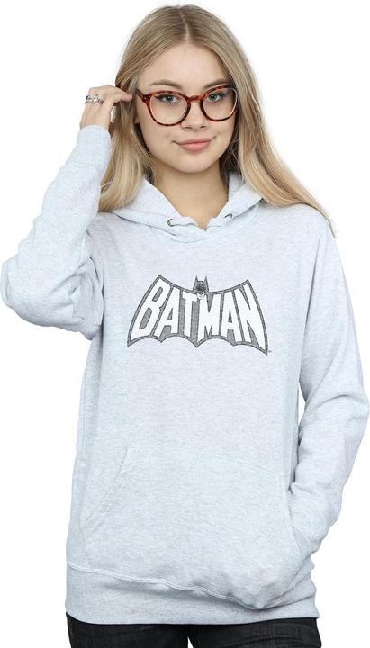 Produktbild Batman Retro Crackle Logo Kapuzenpullover (L)