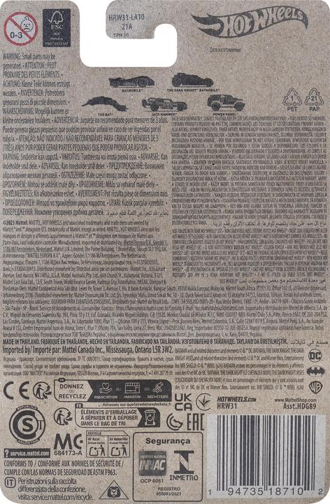 Immagine prodotto Hot Wheels HRW31