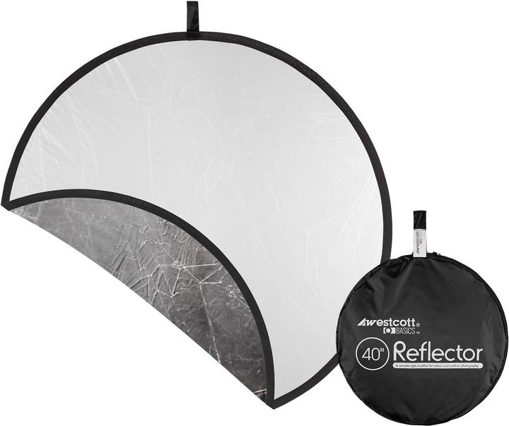 Actual product image Westcott 2-in-1 folding reflector (Folding reflector, 101.60 cm)