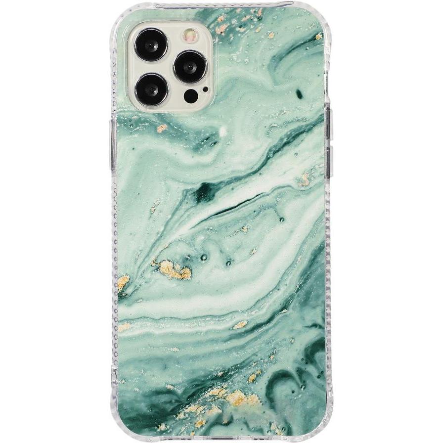 Thumbnail - Cover-Discount iPhone 13 Pro Max - Softes Silikon Gummi Case green Marble (Apple iPhone 13 Pro Max), Smartphone Hülle, G...
